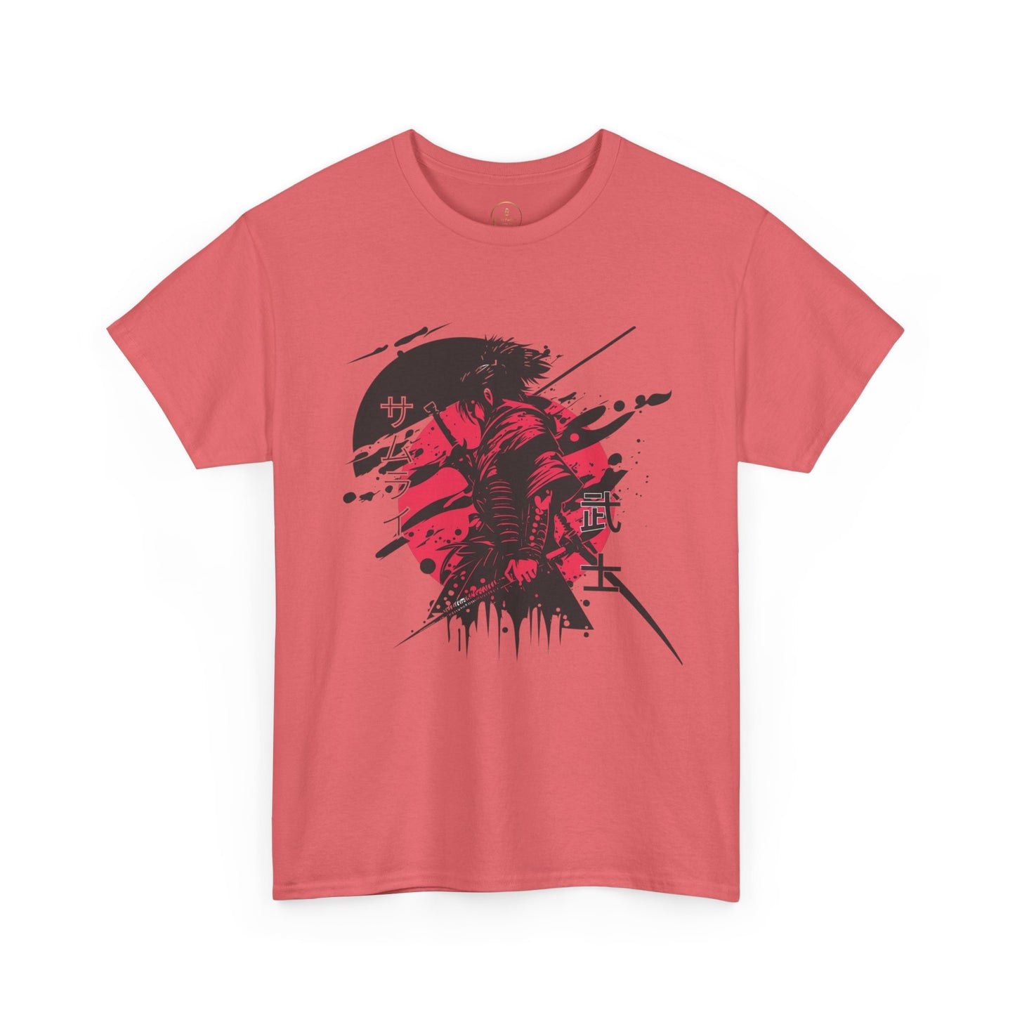 Samurai Heavy Cotton Tee - Samurai Spirit Graphic T-Shirts