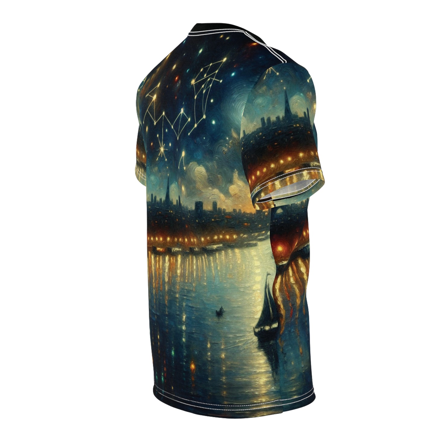 Cosmic Constellation Unisex Tee, Celestial Art T-Shirts, Astrology Gift, Starry Night Tee, Zodiac Lover's Apparel, Unique Graphic Tee