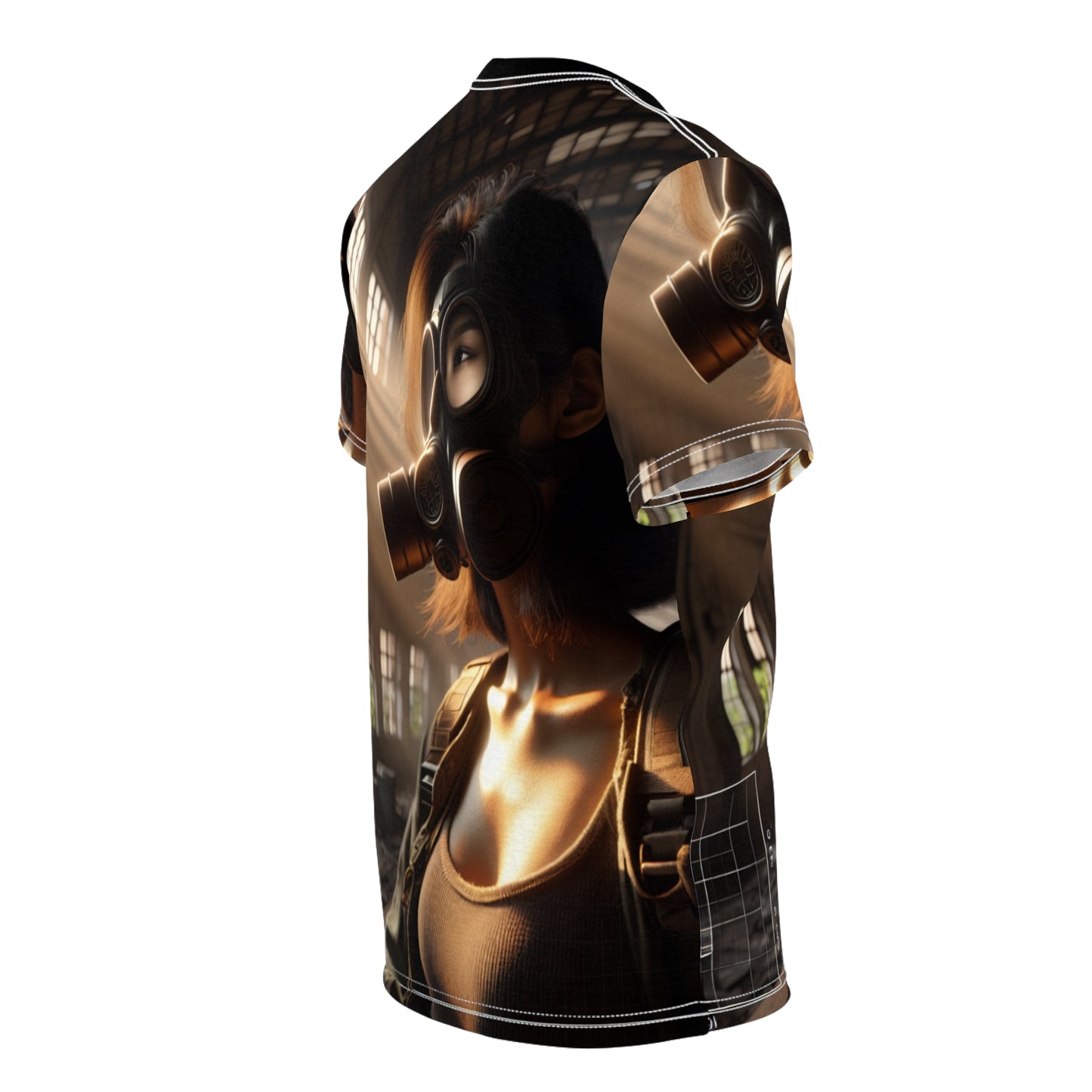 Edgy Unisex Graphic Tee - Gas Mask Design for Bold Statements T-Shirts