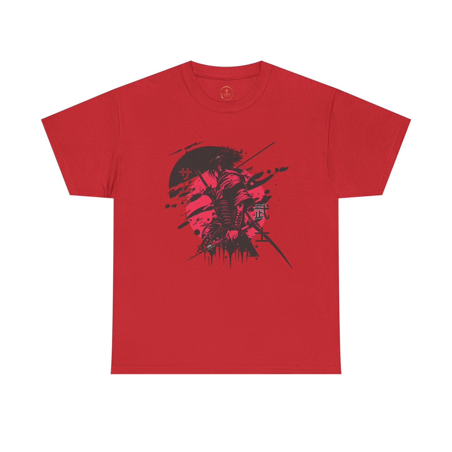 Samurai Heavy Cotton Tee - Samurai Spirit Graphic T-Shirts