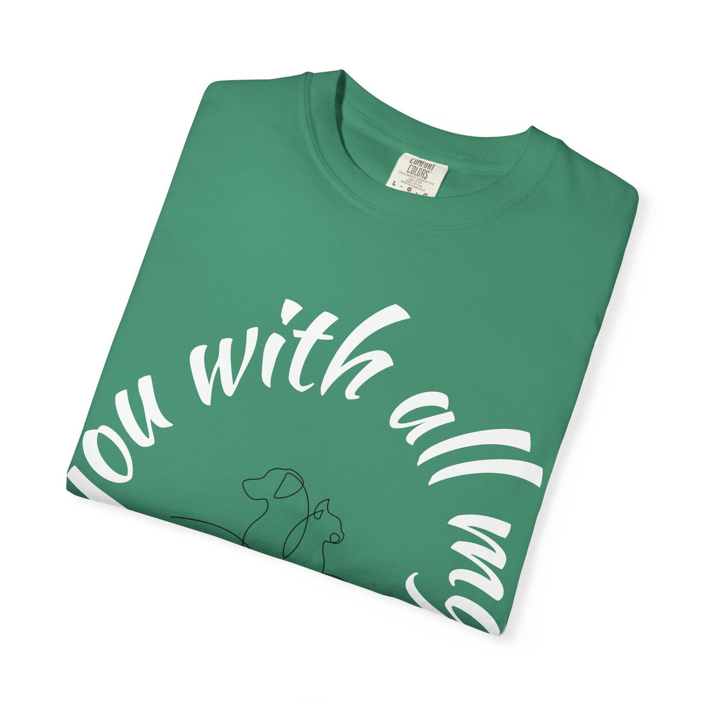 Love My Dog Unisex Garment-Dyed T-shirt