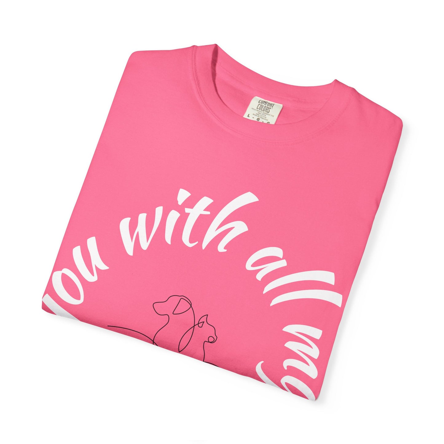 Love My Dog Unisex Garment-Dyed T-shirt