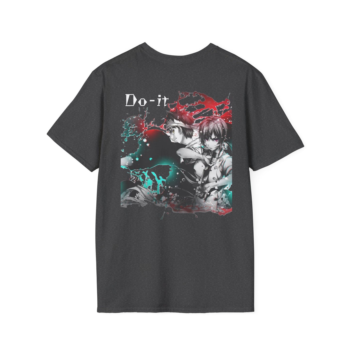 Artistic Unisex Softstyle T-Shirt - Unique Graphic Tee for Anime Lovers