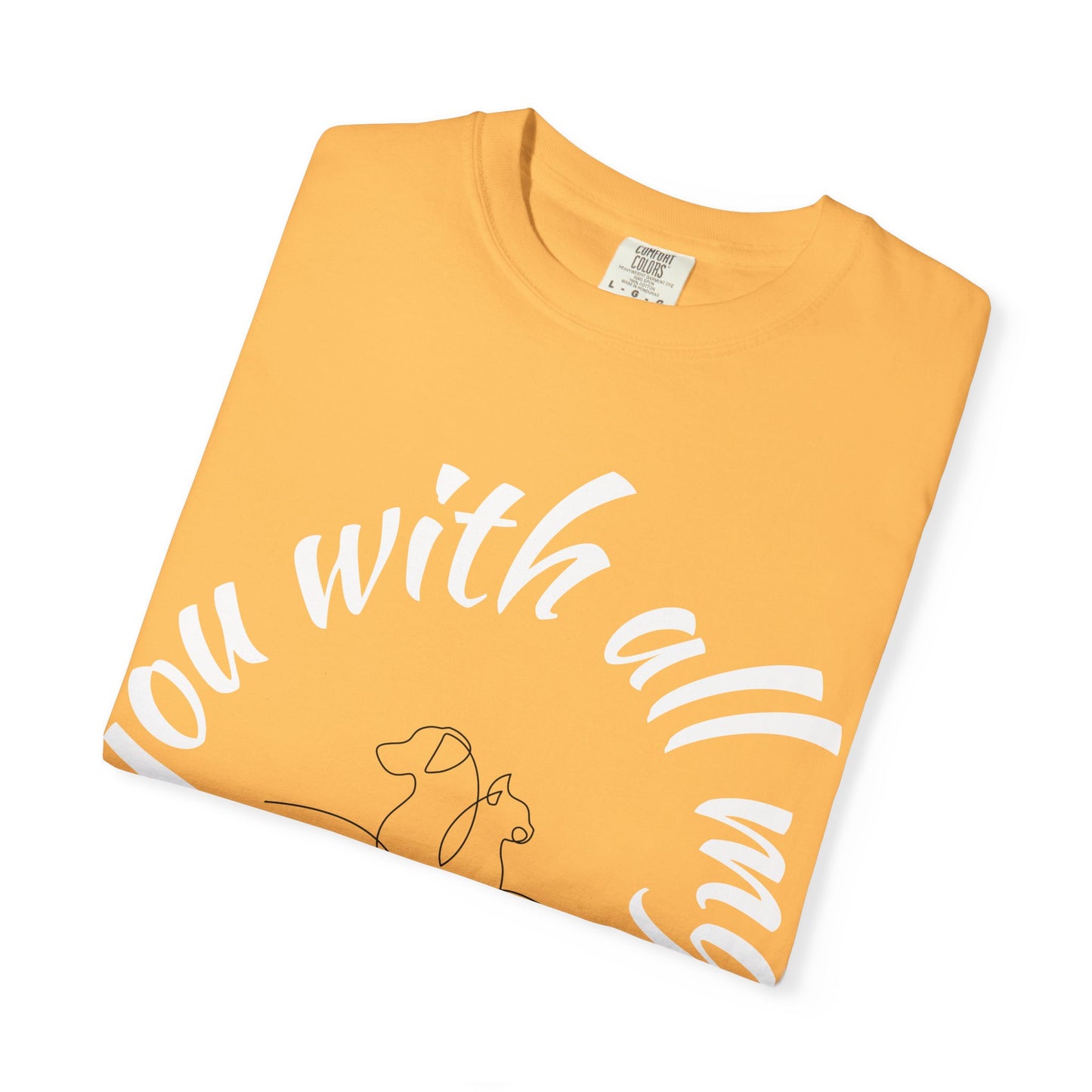 Love My Dog Unisex Garment-Dyed T-shirt