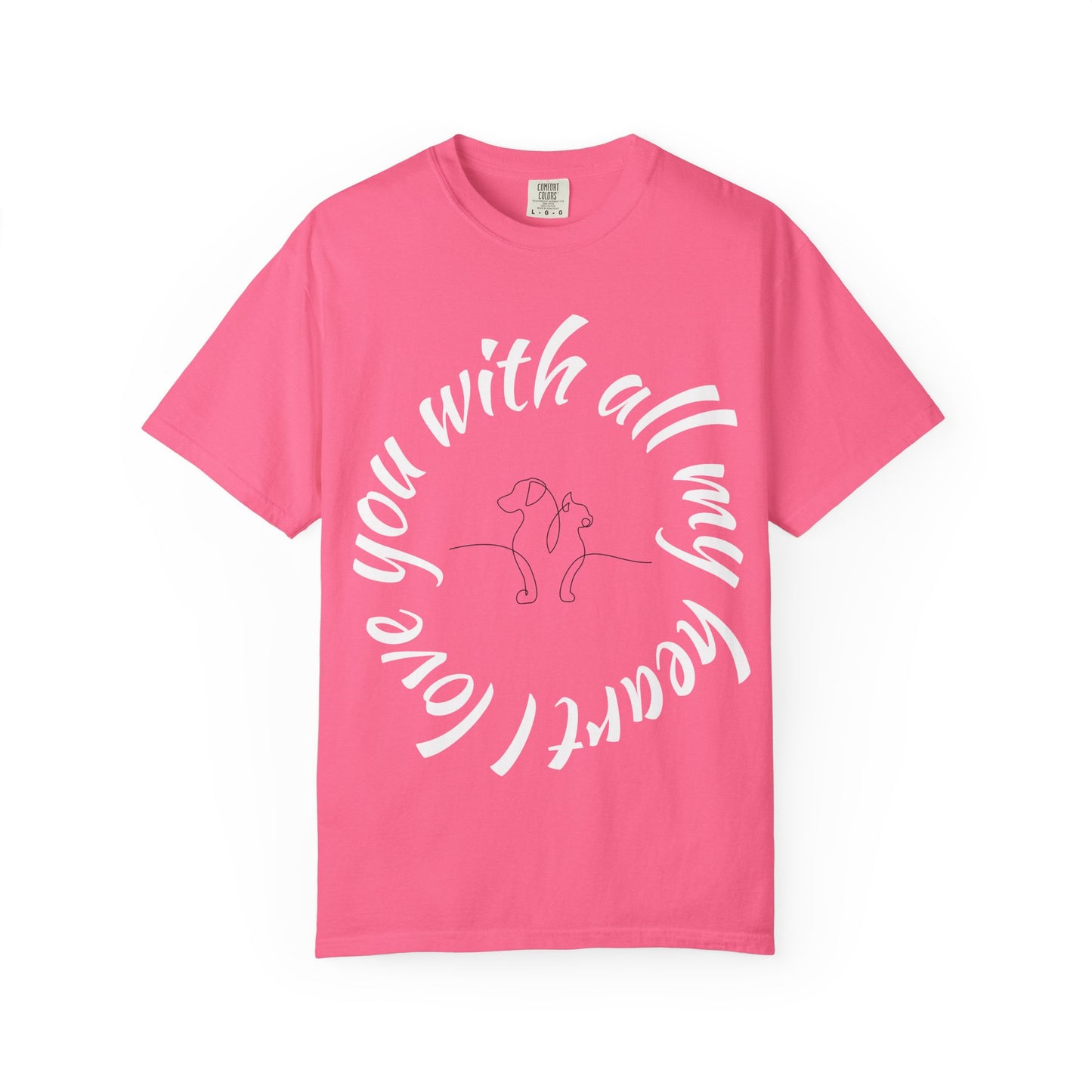 Love My Dog Unisex Garment-Dyed T-shirt