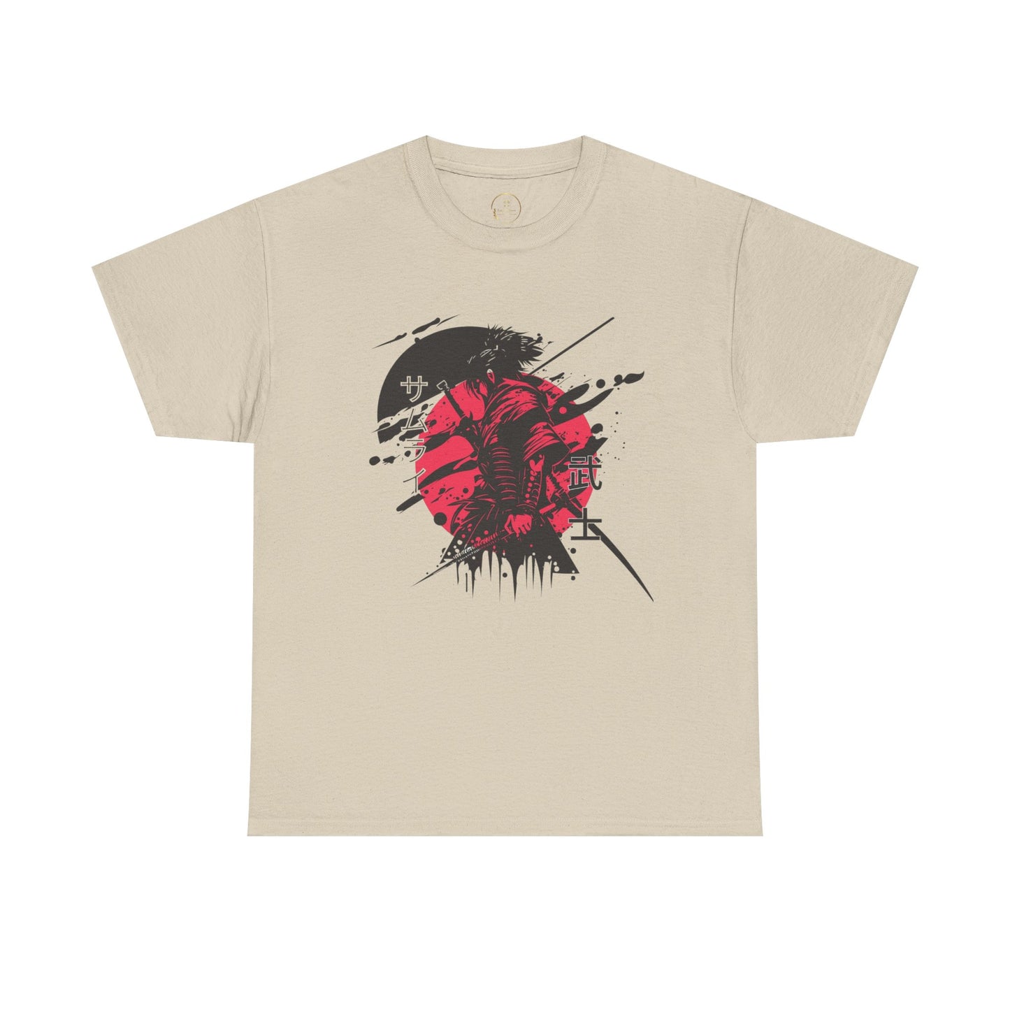 Samurai Heavy Cotton Tee - Samurai Spirit Graphic T-Shirts