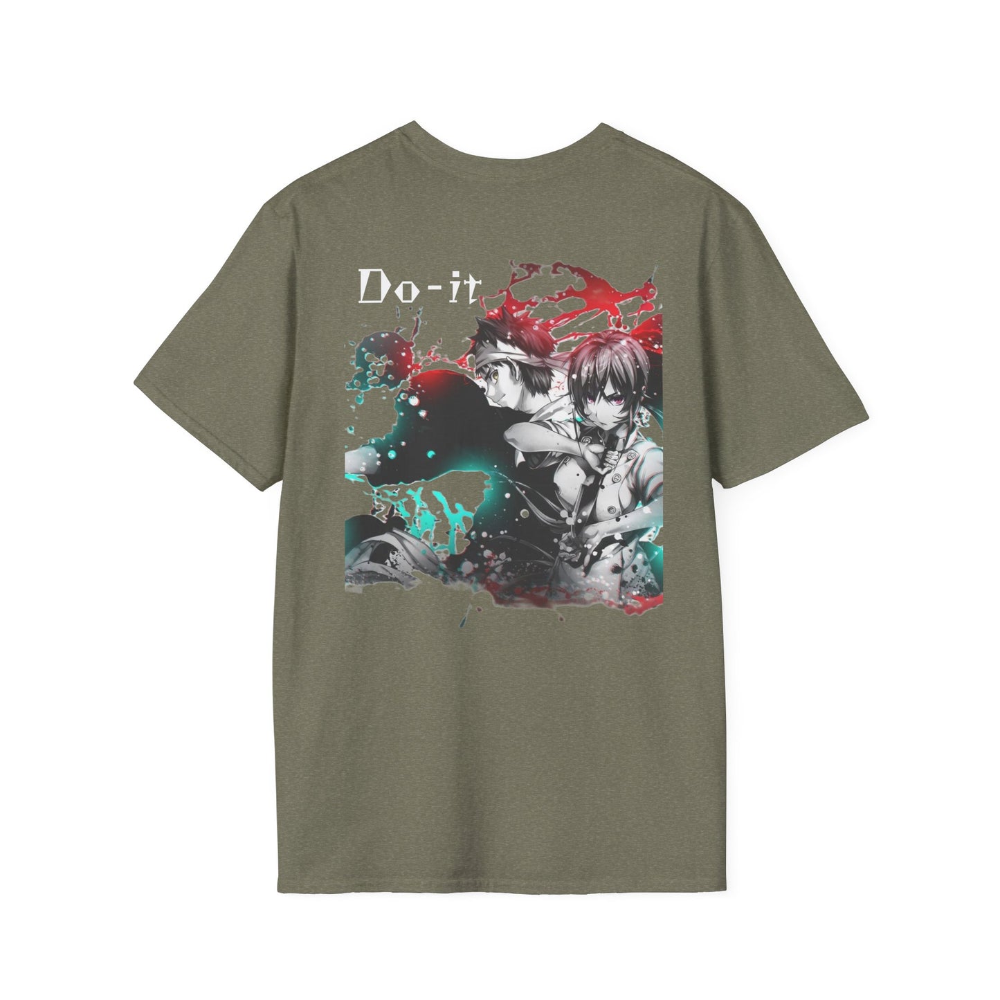 Artistic Unisex Softstyle T-Shirt - Unique Graphic Tee for Anime Lovers