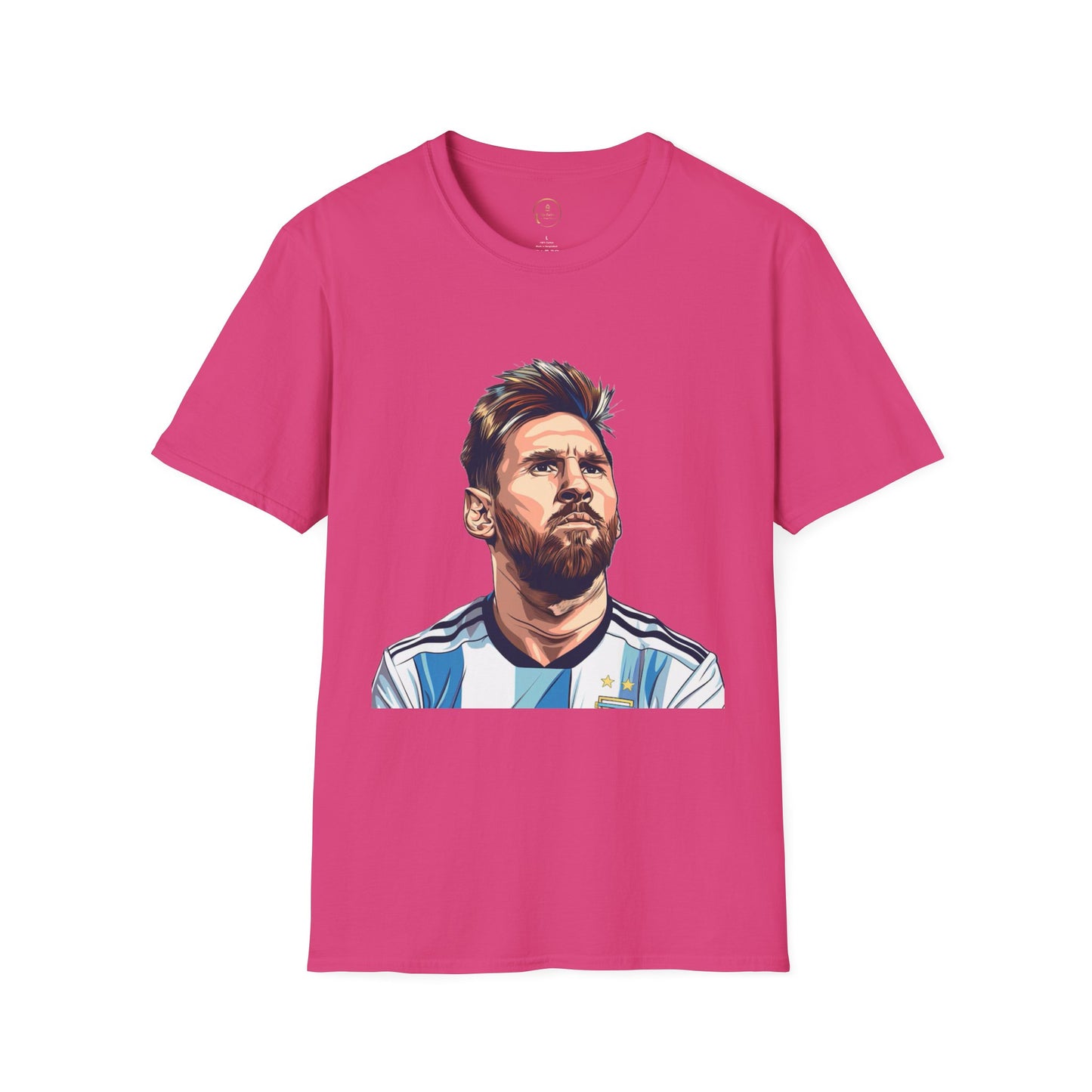Unisex Softstyle Messi Graphic T-Shirt - Support Your Team with Style!