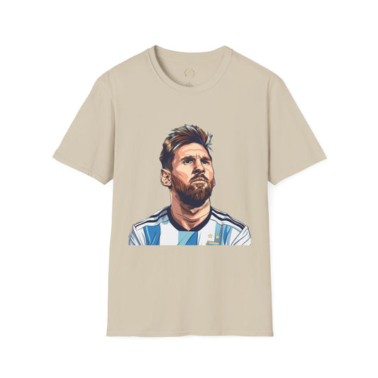 Unisex Softstyle Messi Graphic T-Shirt - Support Your Team with Style!