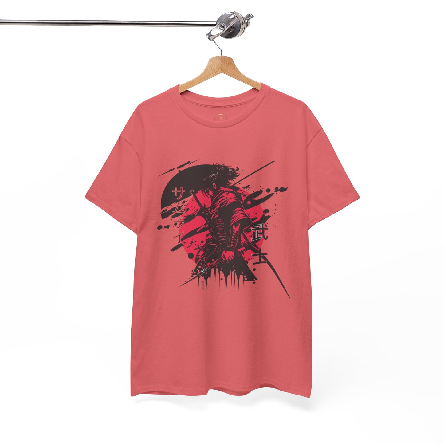 Samurai Heavy Cotton Tee - Samurai Spirit Graphic T-Shirts
