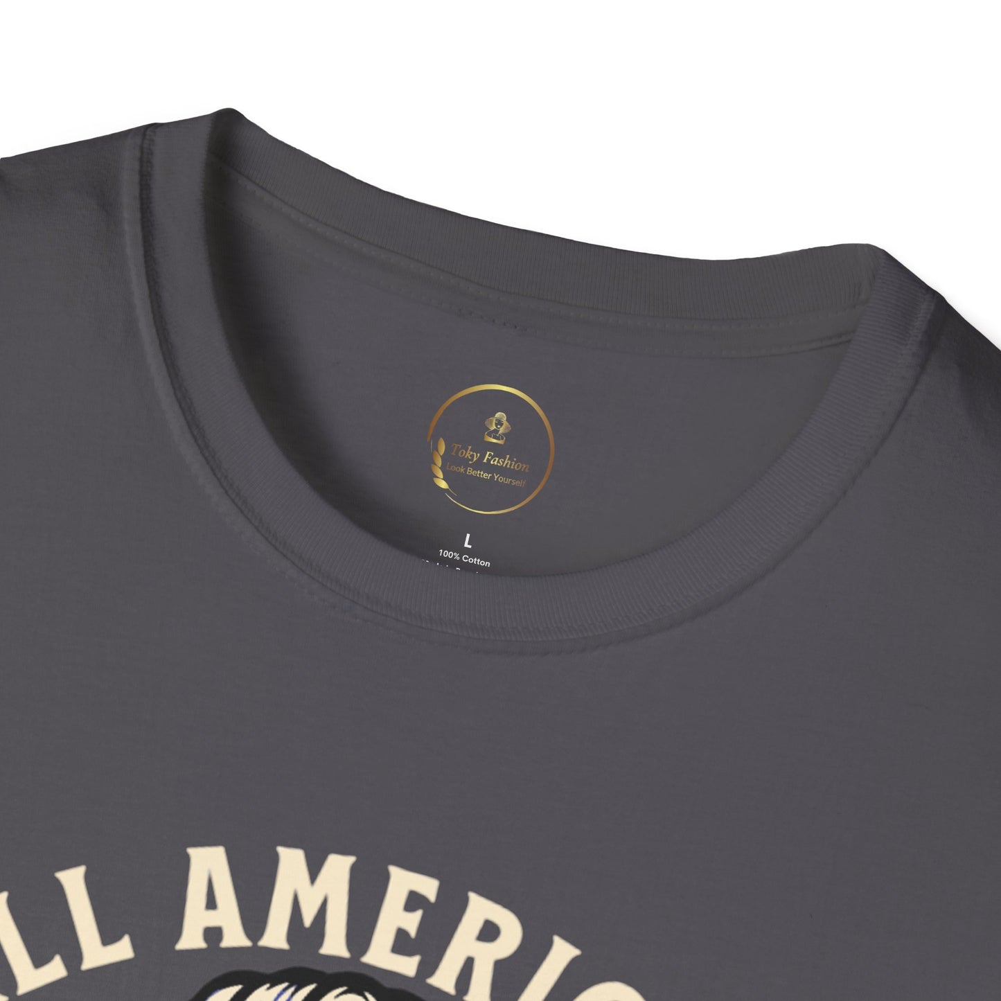 All American Babe Unisex Softstyle T-Shirt - Patriotic Graphic Tee