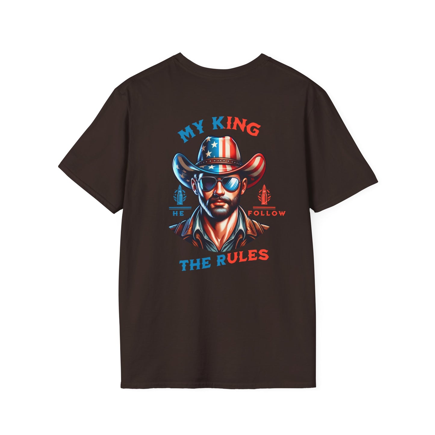 My King T-Shirt - Patriotic Graphic Tee for Independence Day