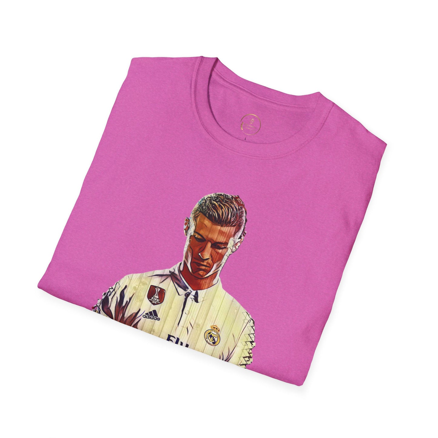 Unisex Cristiano Ronaldo Softstyle T-Shirt - CR7 Graphic Tee for Soccer Fans