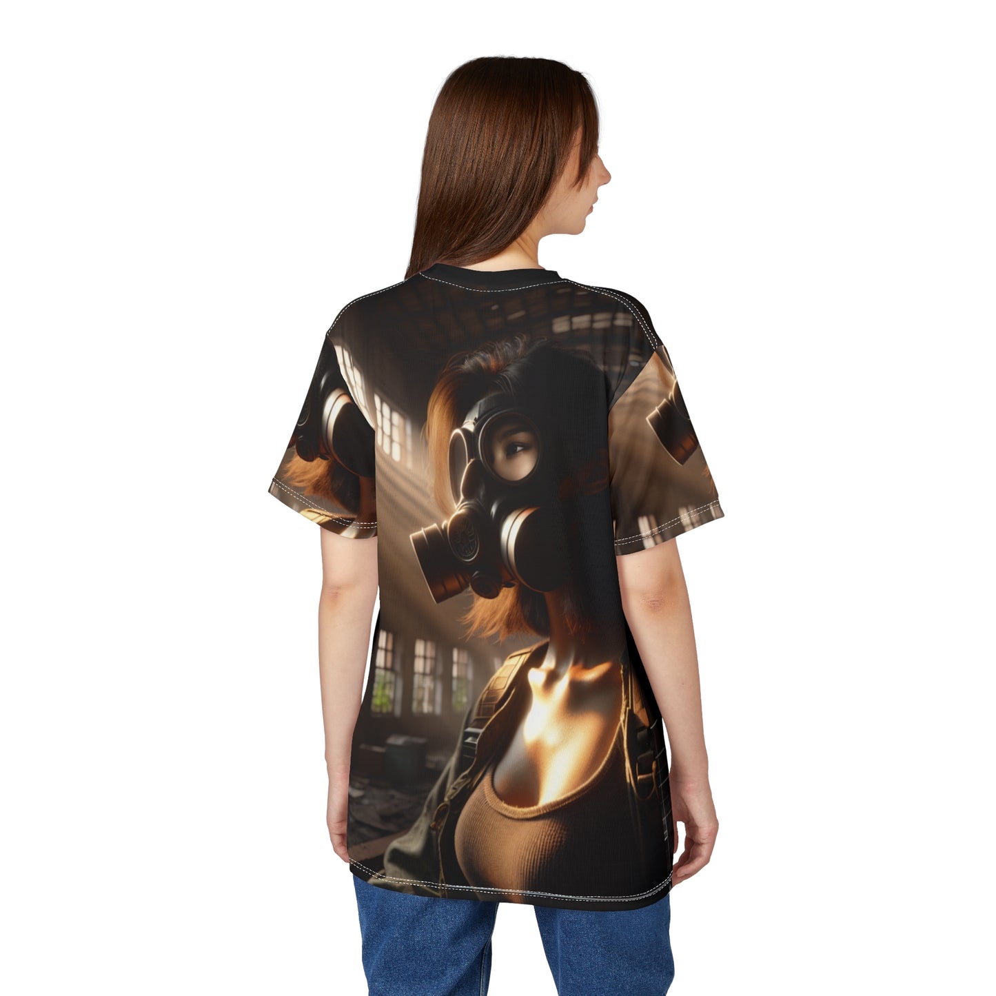 Edgy Unisex Graphic Tee - Gas Mask Design for Bold Statements T-Shirts
