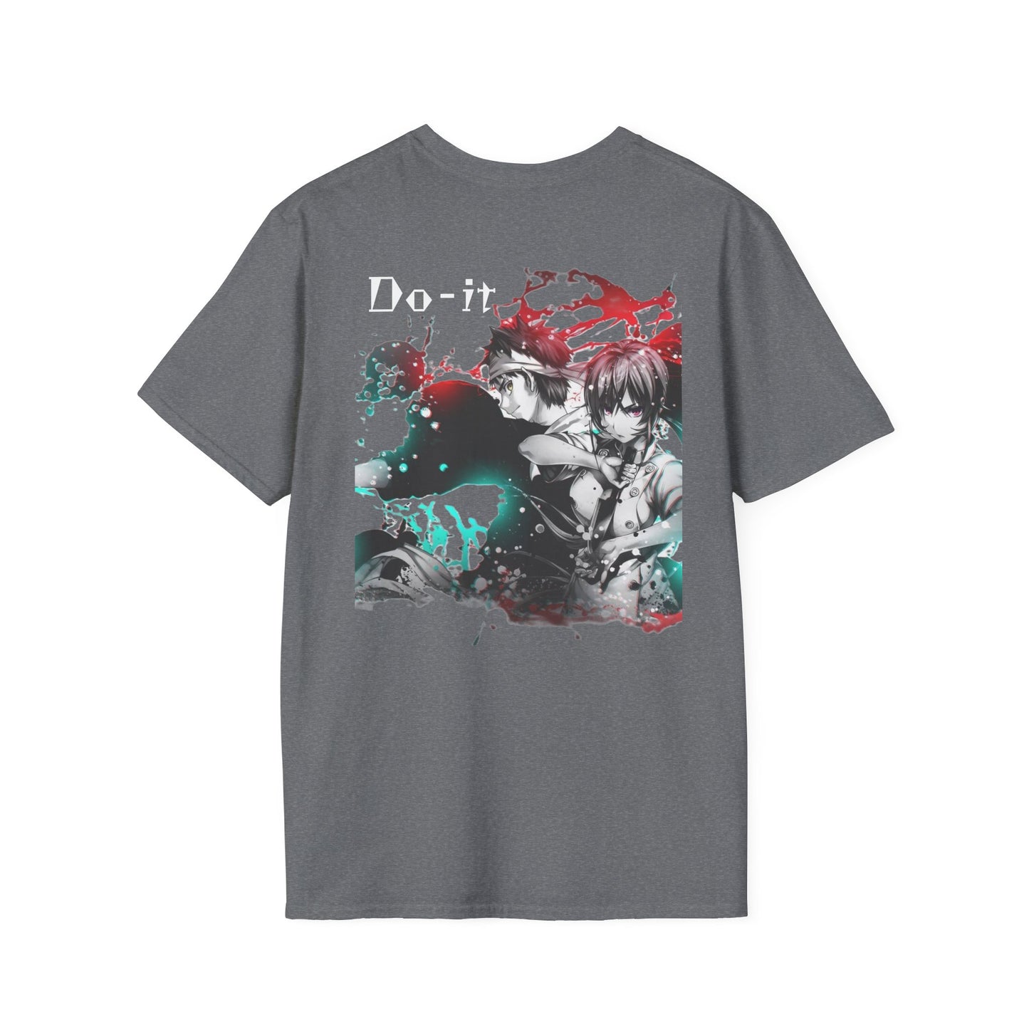 Artistic Unisex Softstyle T-Shirt - Unique Graphic Tee for Anime Lovers