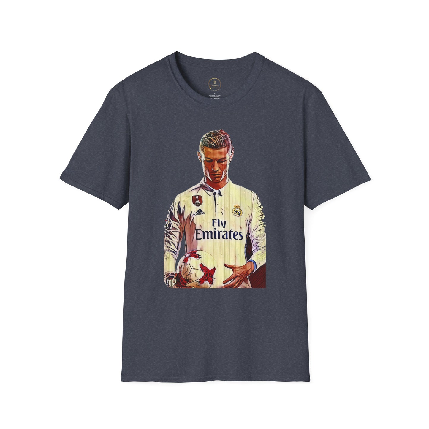 Unisex Cristiano Ronaldo Softstyle T-Shirt - CR7 Graphic Tee for Soccer Fans