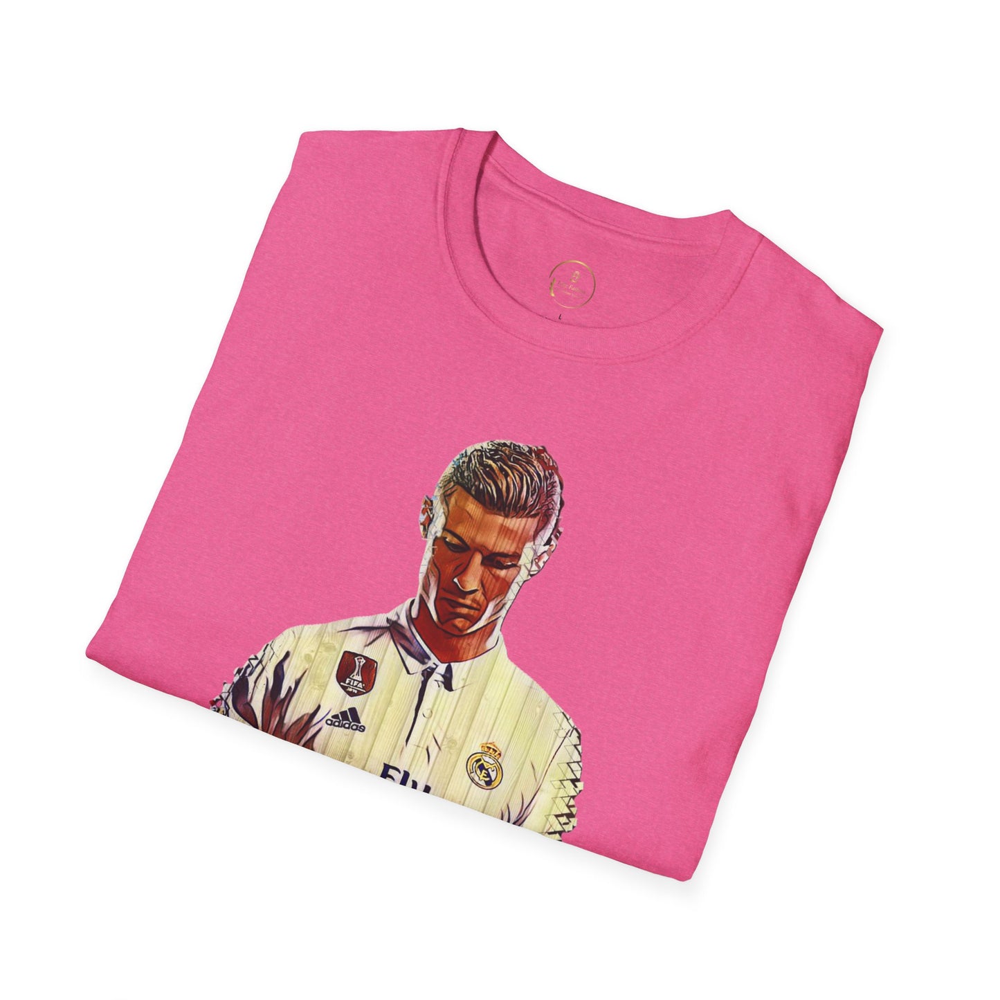 Unisex Cristiano Ronaldo Softstyle T-Shirt - CR7 Graphic Tee for Soccer Fans