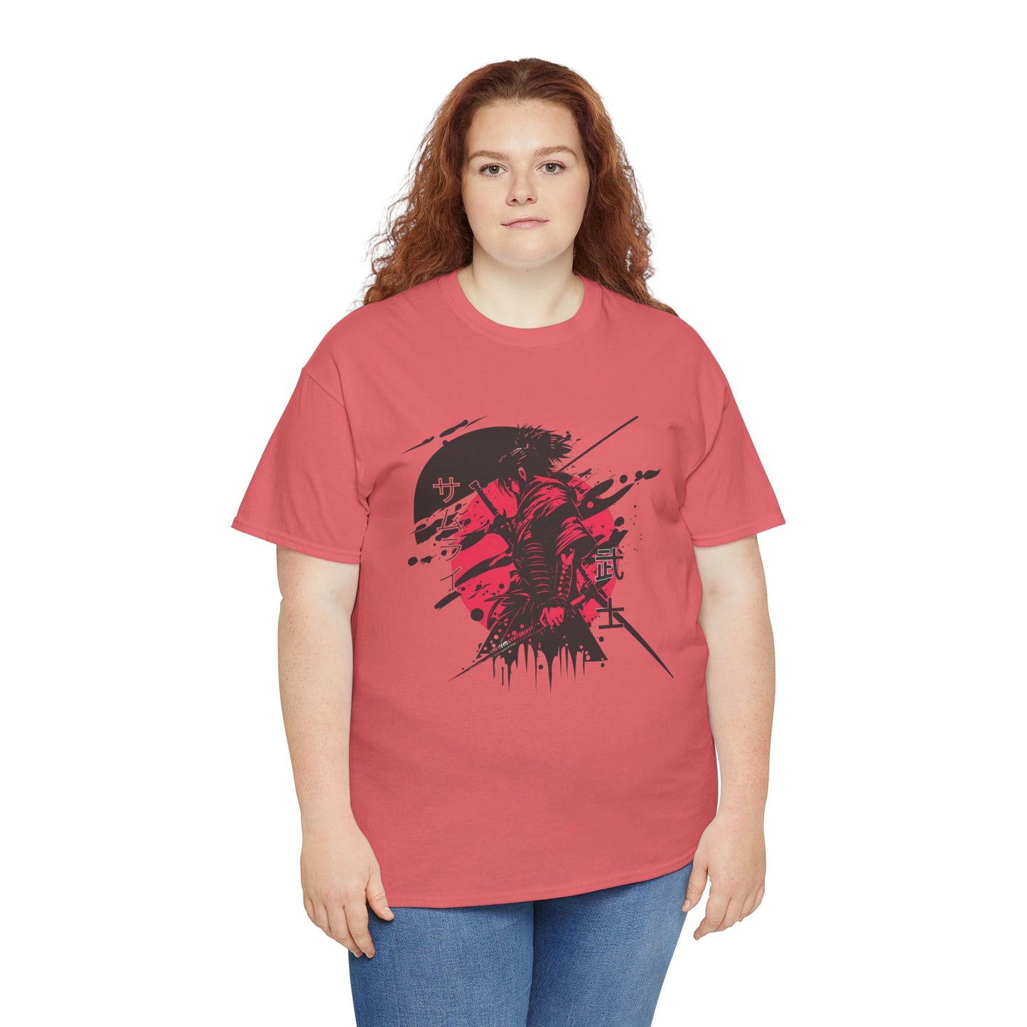 Samurai Heavy Cotton Tee - Samurai Spirit Graphic T-Shirts