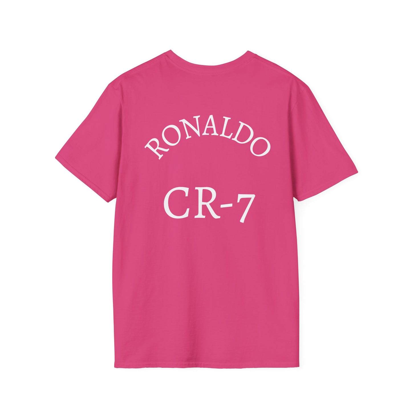 Unisex Cristiano Ronaldo Softstyle T-Shirt - CR7 Graphic Tee for Soccer Fans
