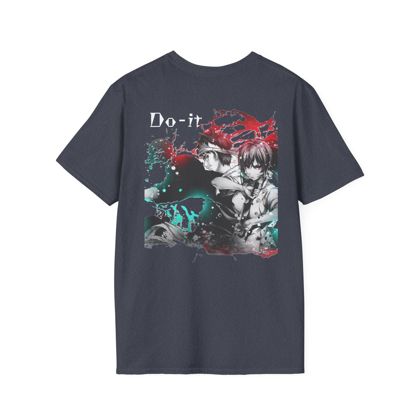 Artistic Unisex Softstyle T-Shirt - Unique Graphic Tee for Anime Lovers