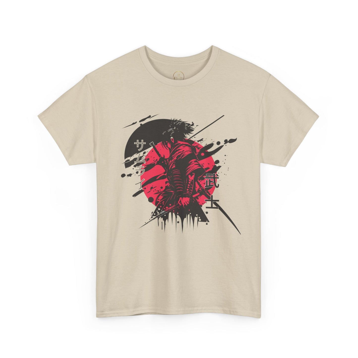 Samurai Heavy Cotton Tee - Samurai Spirit Graphic T-Shirts