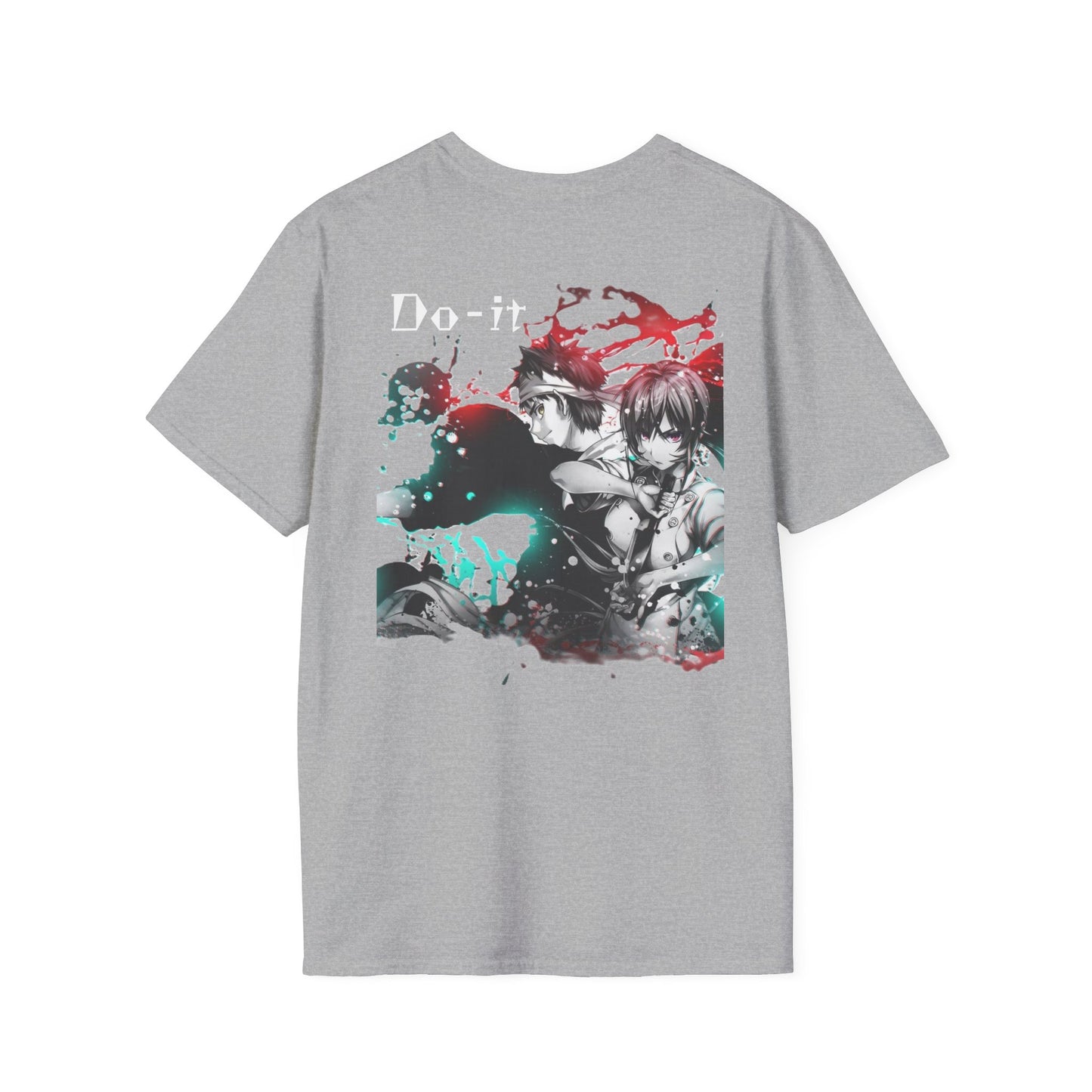 Artistic Unisex Softstyle T-Shirt - Unique Graphic Tee for Anime Lovers