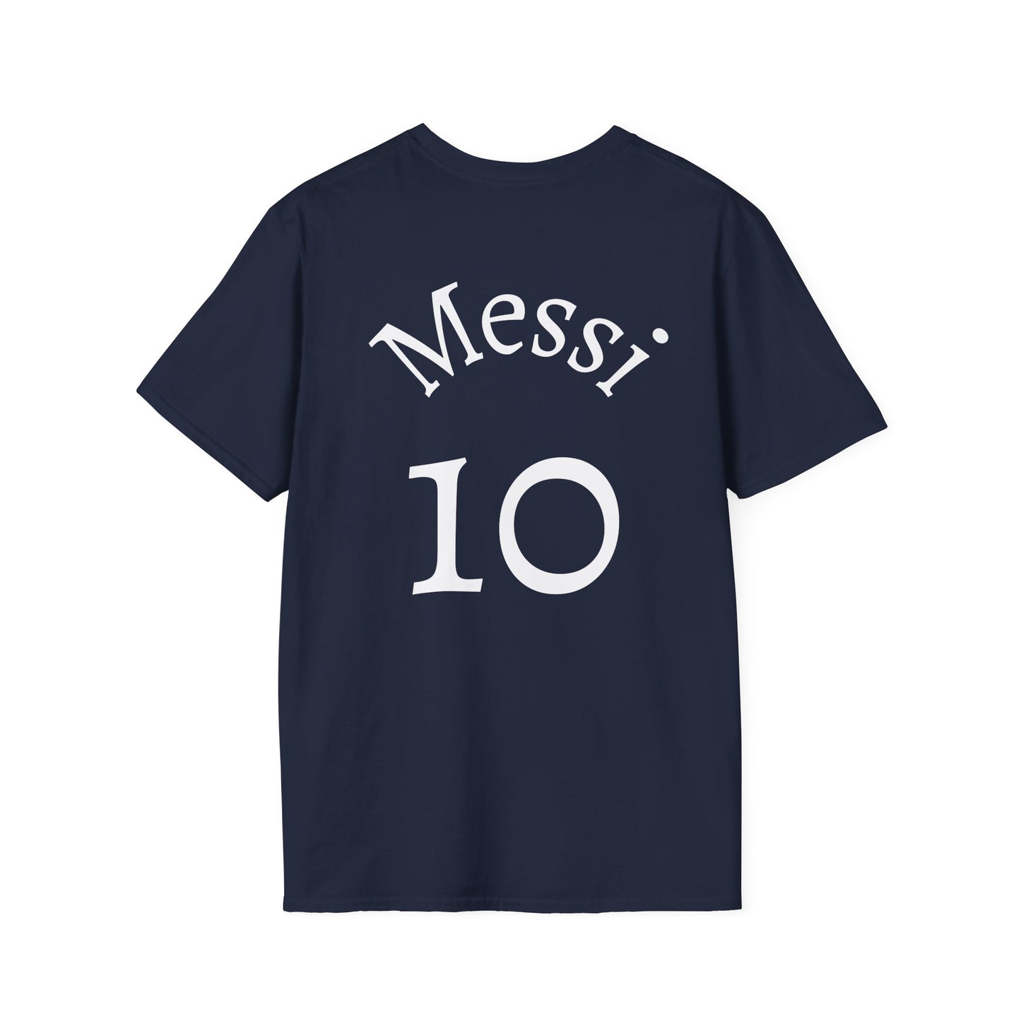 Unisex Softstyle Messi Graphic T-Shirt - Support Your Team with Style!