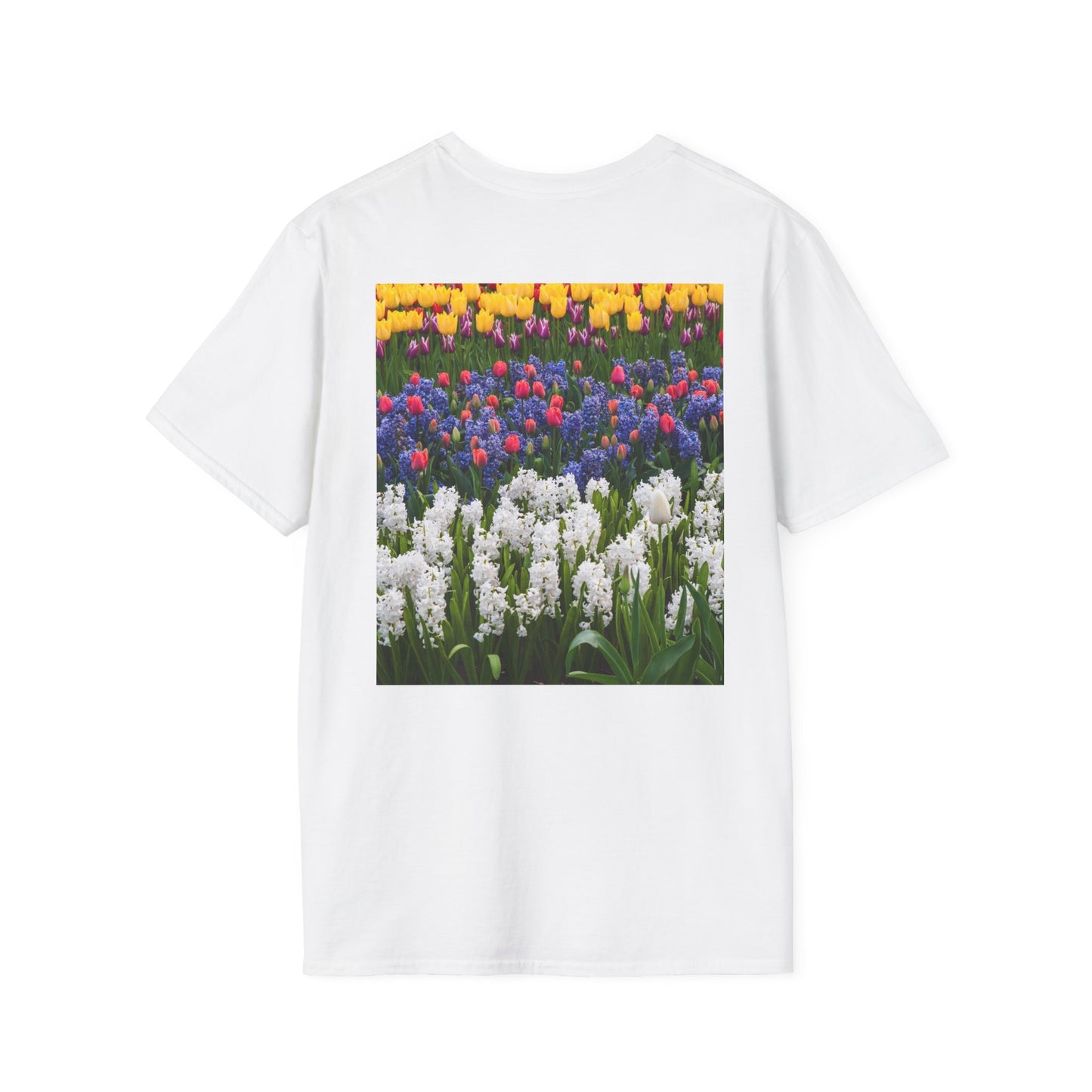 Floral Spring Unisex T-Shirt - Colorful Tulip Design for Nature Lovers
