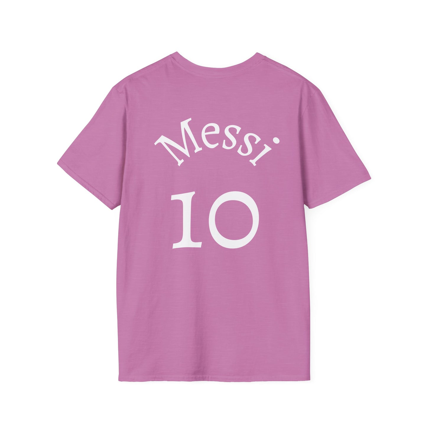 Unisex Softstyle Messi Graphic T-Shirt - Support Your Team with Style!