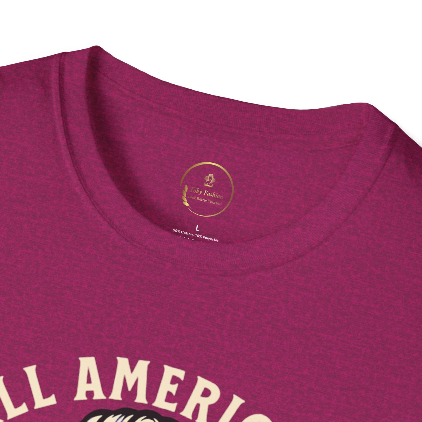 All American Babe Unisex Softstyle T-Shirt - Patriotic Graphic Tee