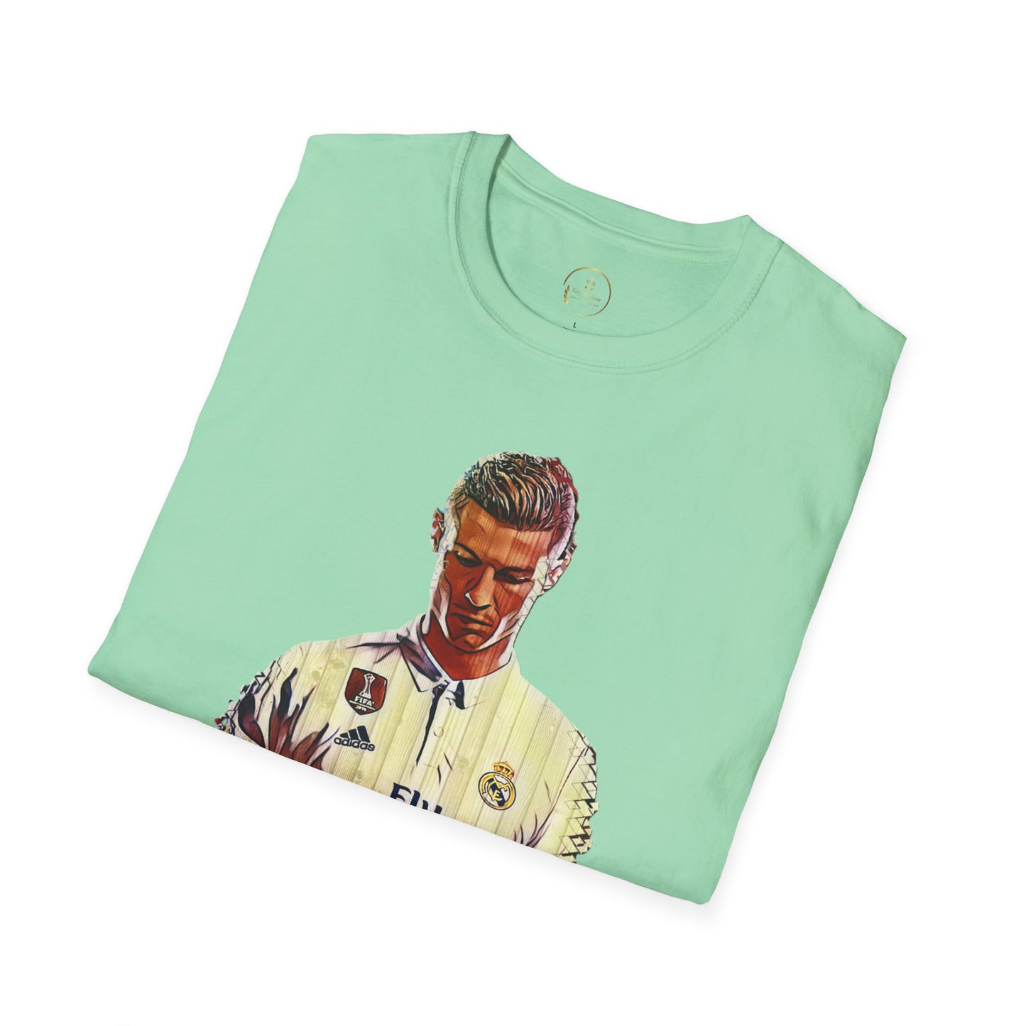 Unisex Cristiano Ronaldo Softstyle T-Shirt - CR7 Graphic Tee for Soccer Fans