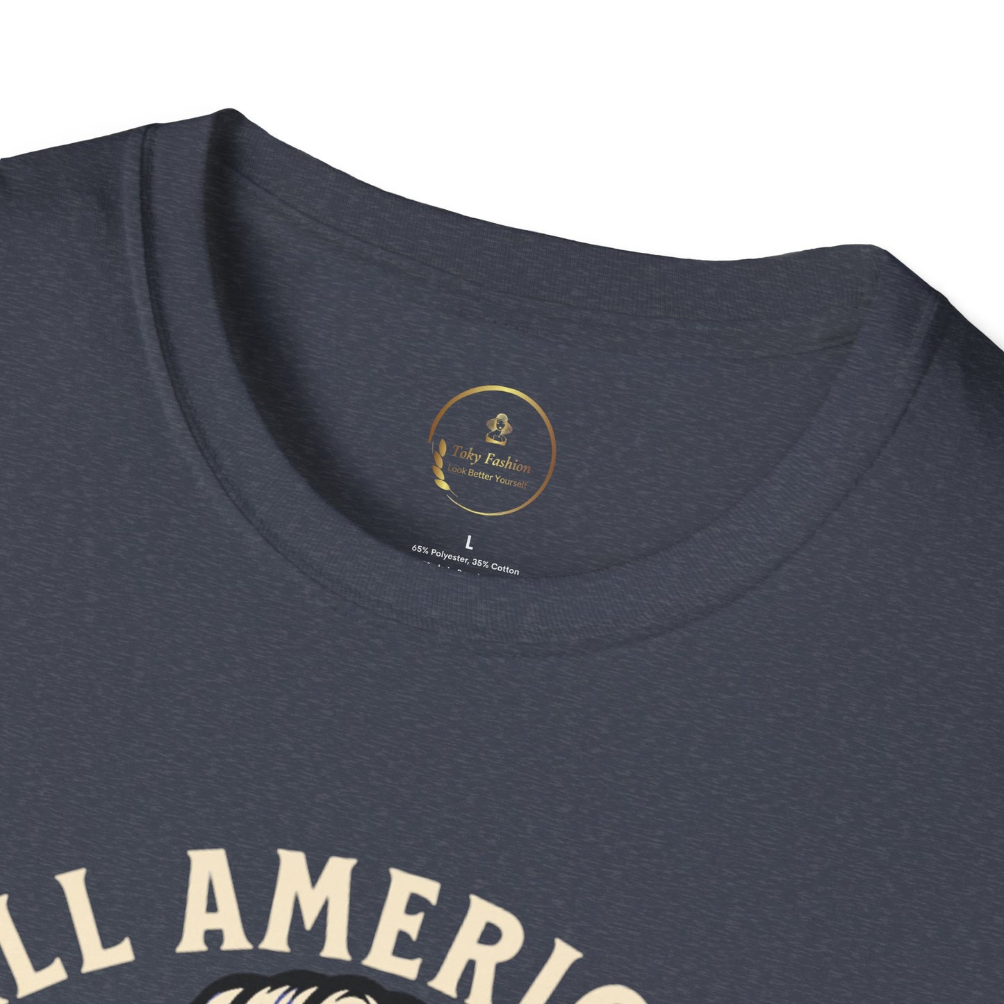All American Babe Unisex Softstyle T-Shirt - Patriotic Graphic Tee