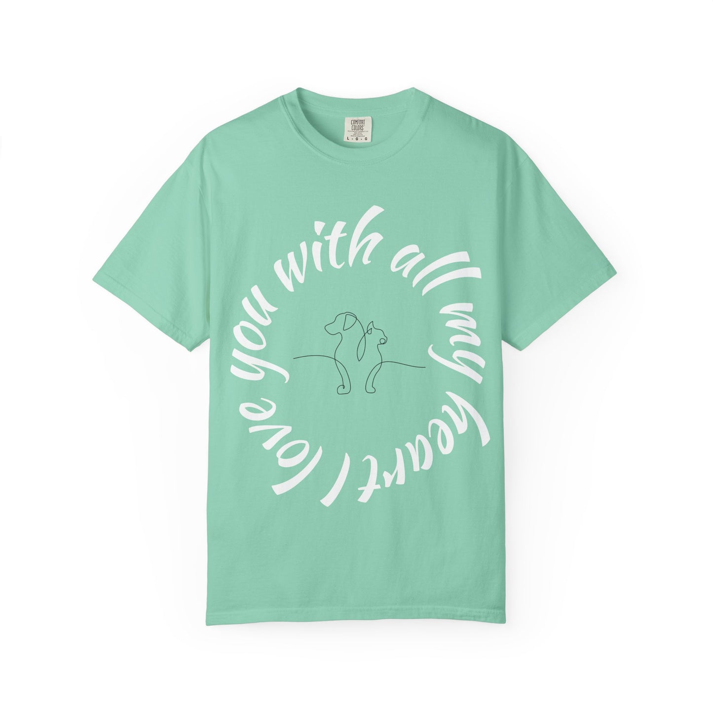 Love My Dog Unisex Garment-Dyed T-shirt