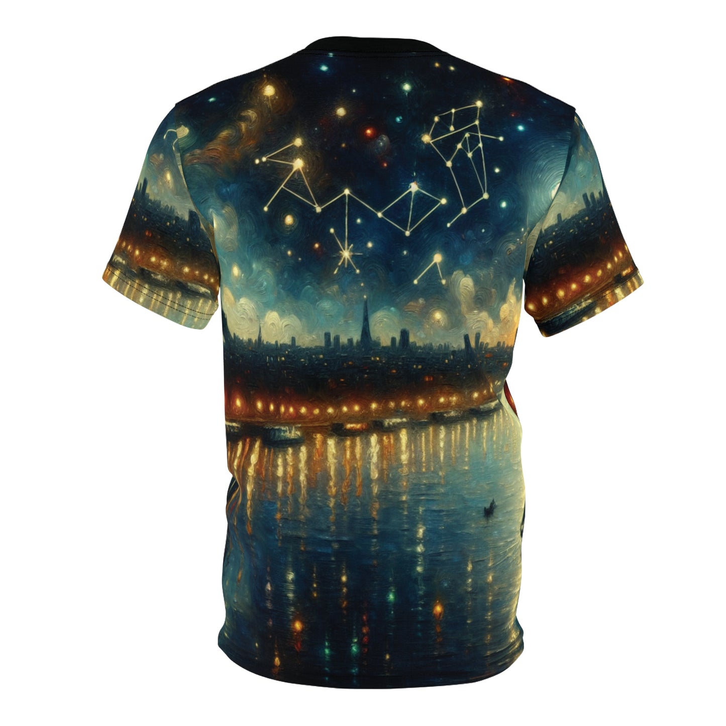 Cosmic Constellation Unisex Tee, Celestial Art T-Shirts, Astrology Gift, Starry Night Tee, Zodiac Lover's Apparel, Unique Graphic Tee
