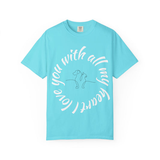 Love My Dog Unisex Garment-Dyed T-shirt