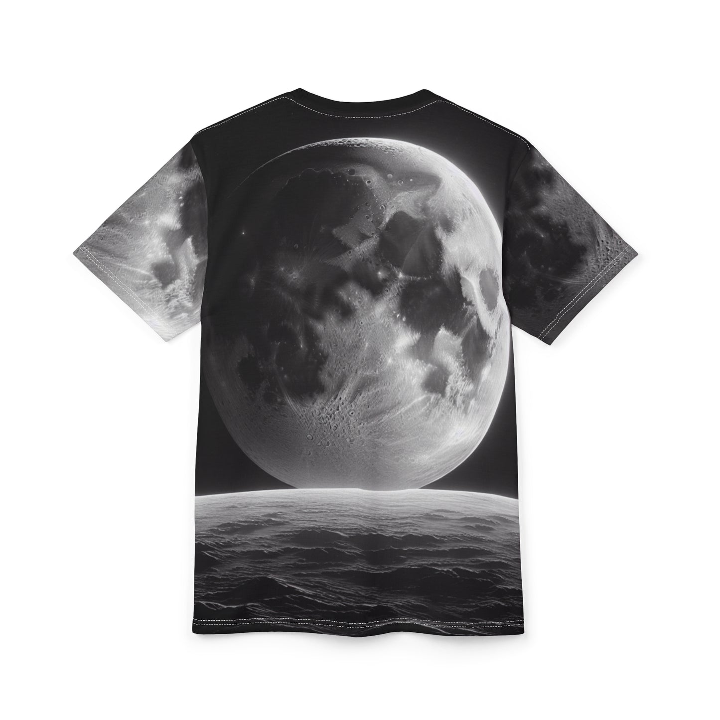 Celestial Moon Graphic Unisex Tee - Space-Inspired Apparel for Cosmic Lovers T-Shirts