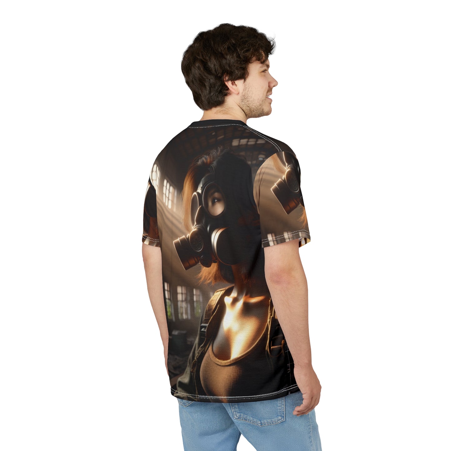 Edgy Unisex Graphic Tee - Gas Mask Design for Bold Statements T-Shirts