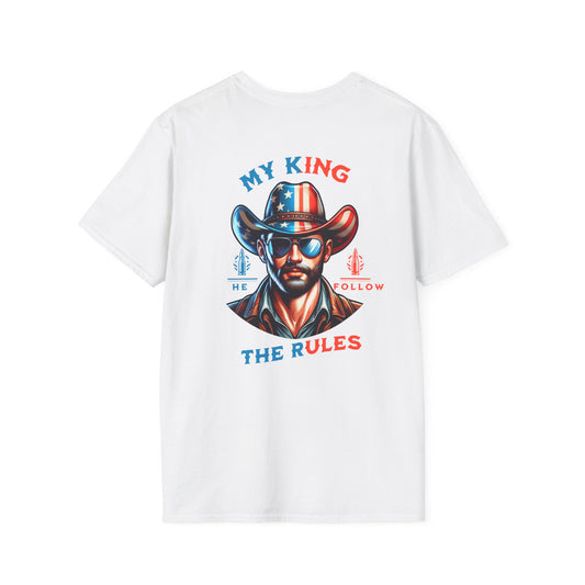 My King T-Shirt - Patriotic Graphic Tee for Independence Day
