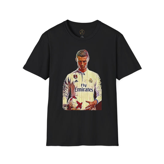 Unisex Cristiano Ronaldo Softstyle T-Shirt - CR7 Graphic Tee for Soccer Fans