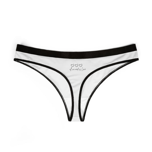Stylish Women's Thongs - Comfortable & Playful Lingerie with Love Hearts Design Sports