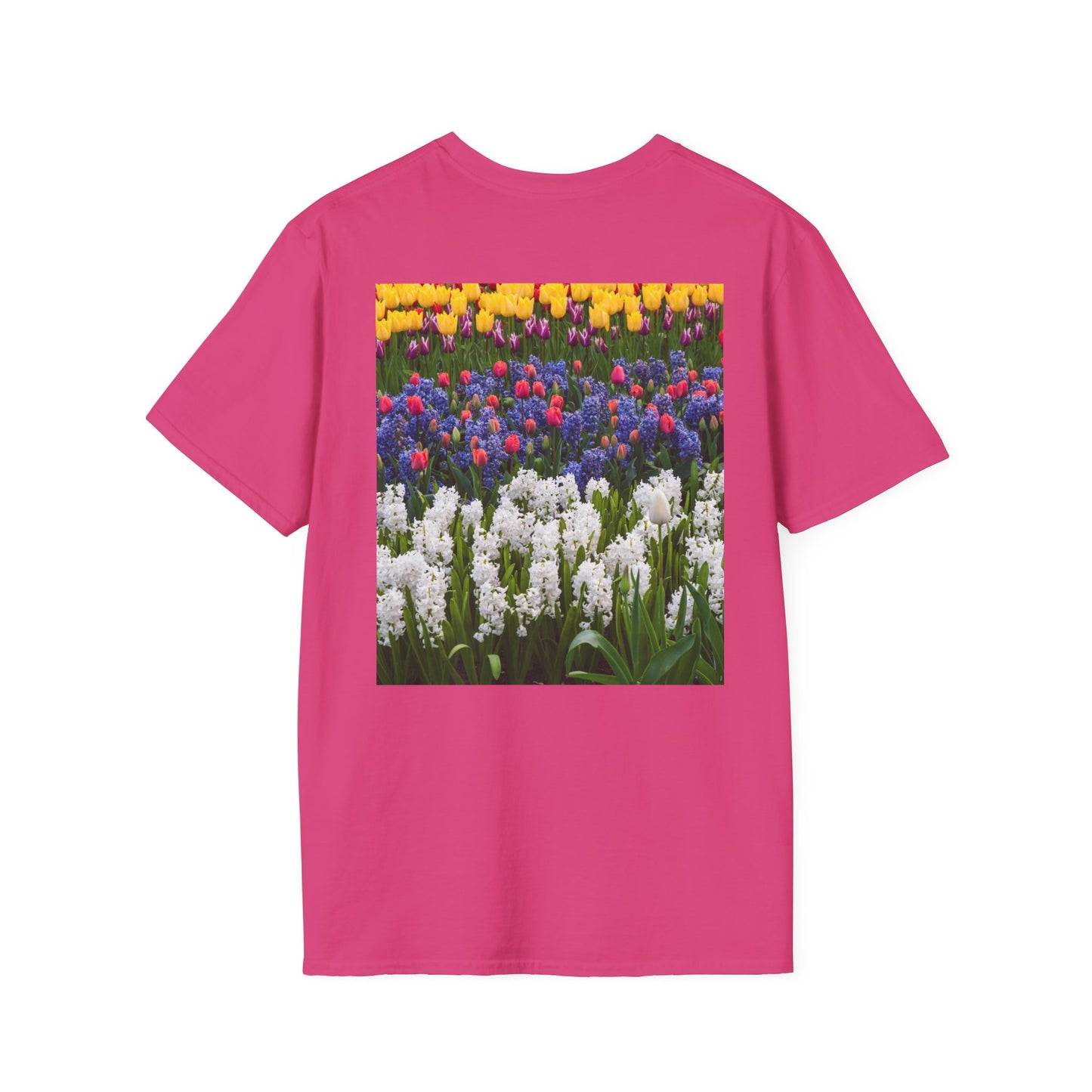 Floral Spring Unisex T-Shirt - Colorful Tulip Design for Nature Lovers