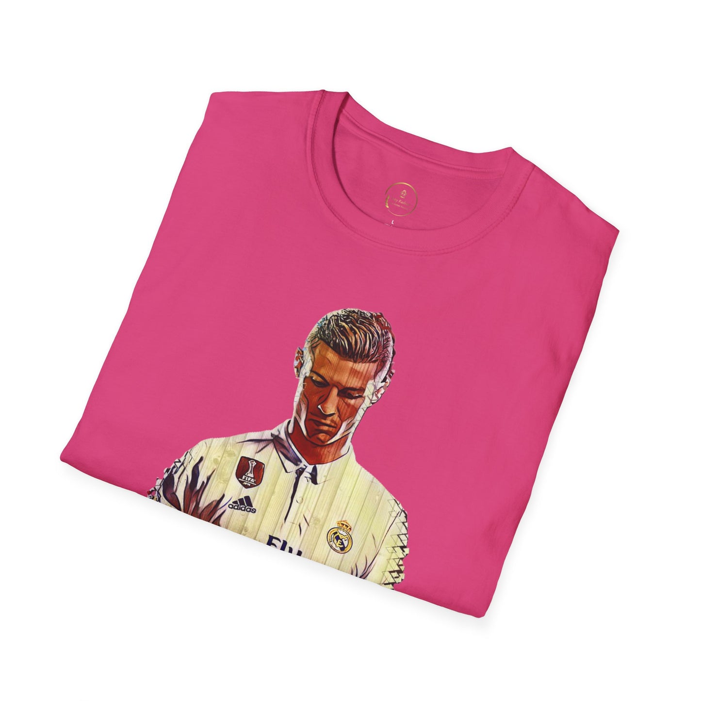 Unisex Cristiano Ronaldo Softstyle T-Shirt - CR7 Graphic Tee for Soccer Fans