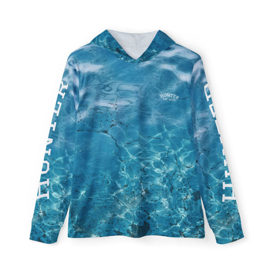 Men's Sports, Fishing Hoodie - Ocean Inspired Design with Marlin Graphic
