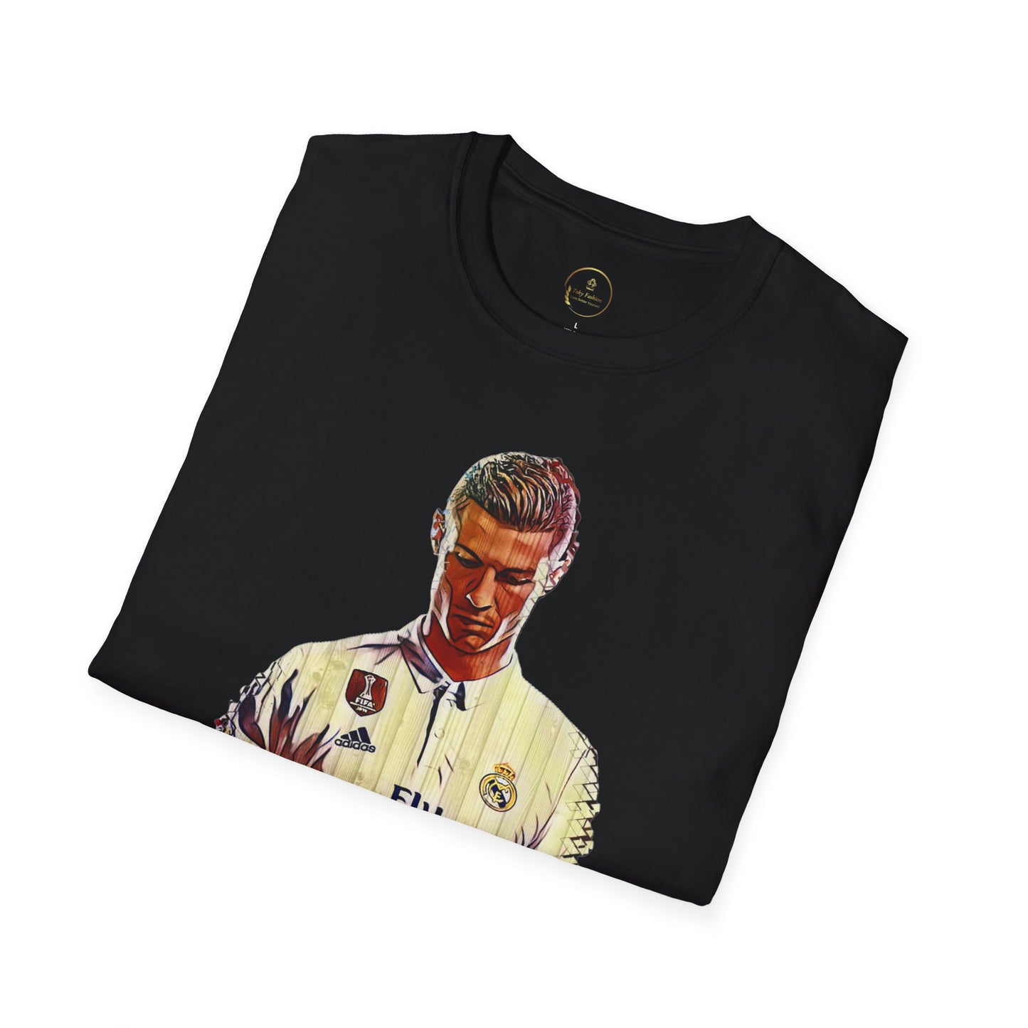 Unisex Cristiano Ronaldo Softstyle T-Shirt - CR7 Graphic Tee for Soccer Fans
