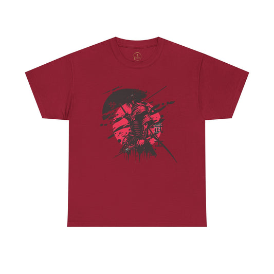 Samurai Heavy Cotton Tee - Samurai Spirit Graphic T-Shirts