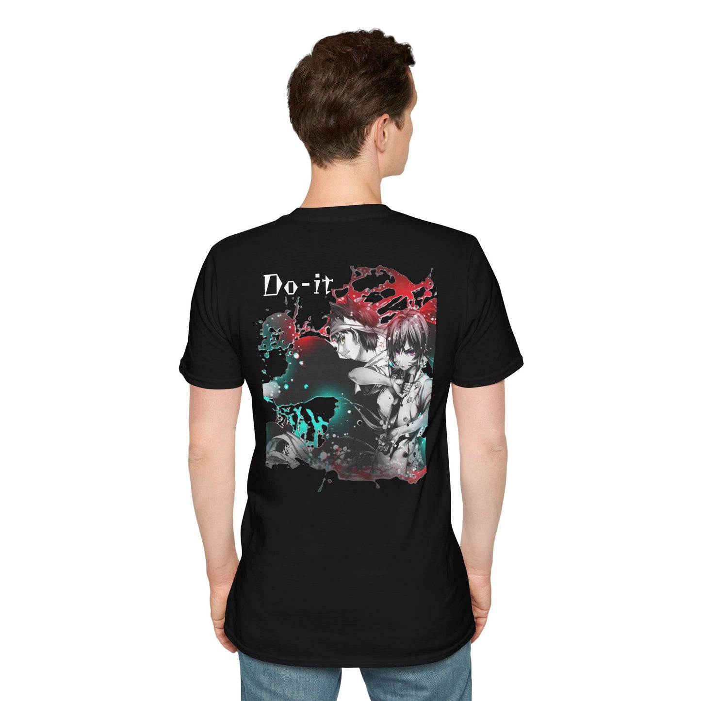 Artistic Unisex Softstyle T-Shirt - Unique Graphic Tee for Anime Lovers