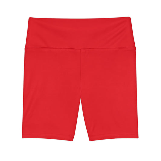 Women's Red Workout Shorts, Fitness , Summer , Gym Sports,