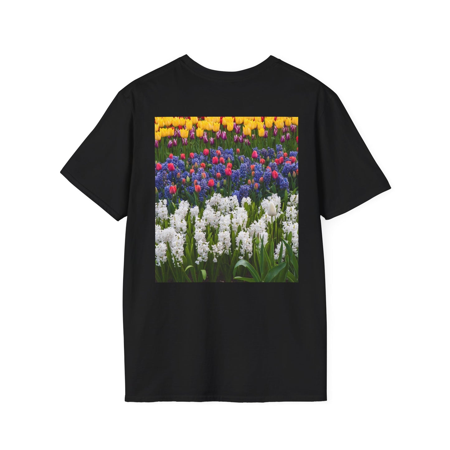 Floral Spring Unisex T-Shirt - Colorful Tulip Design for Nature Lovers