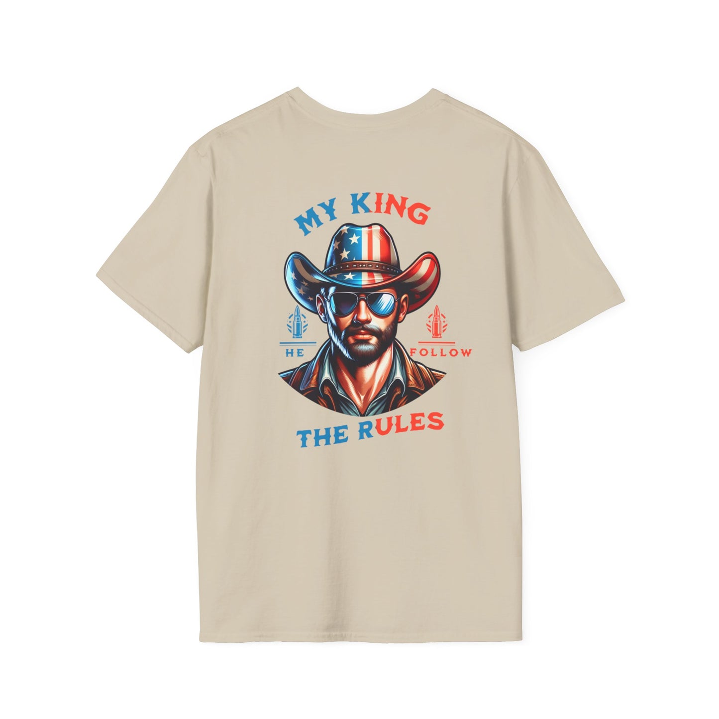 My King T-Shirt - Patriotic Graphic Tee for Independence Day