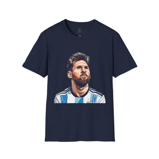 Unisex Softstyle Messi Graphic T-Shirt - Support Your Team with Style!